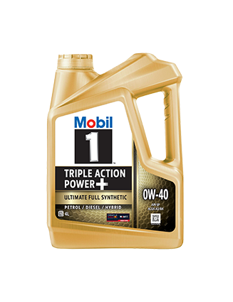 Mobil 1™ 0W-40 Triple Action Power+